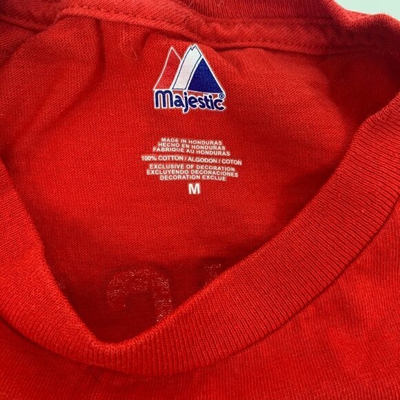 Washington Nationals Red Crew Neck Willingham T-Shirt Size M - Picture 2 of 8